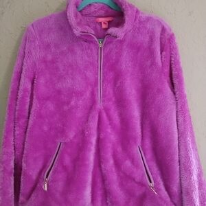 Lilly Pulitzer - Fuzzy Jacket - Size Large